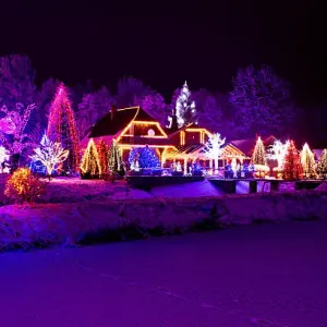 ball ground rural property christmas lighting