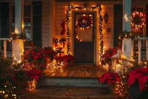 Custom Christmas light design in North Atlanta