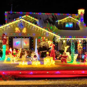 historic sugar hill christmas lighting