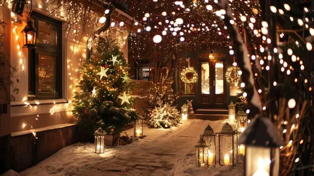 Christmas light installation services in Alpharetta, GA