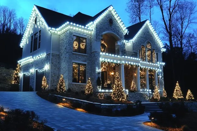 Christmas light installation services in Dunwoody, GA
