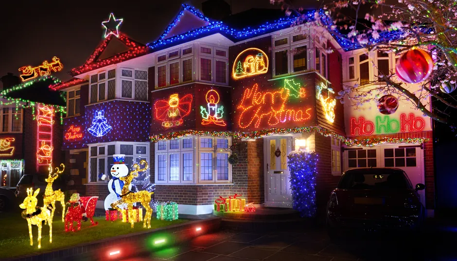 Christmas light installation services in Milton, GA